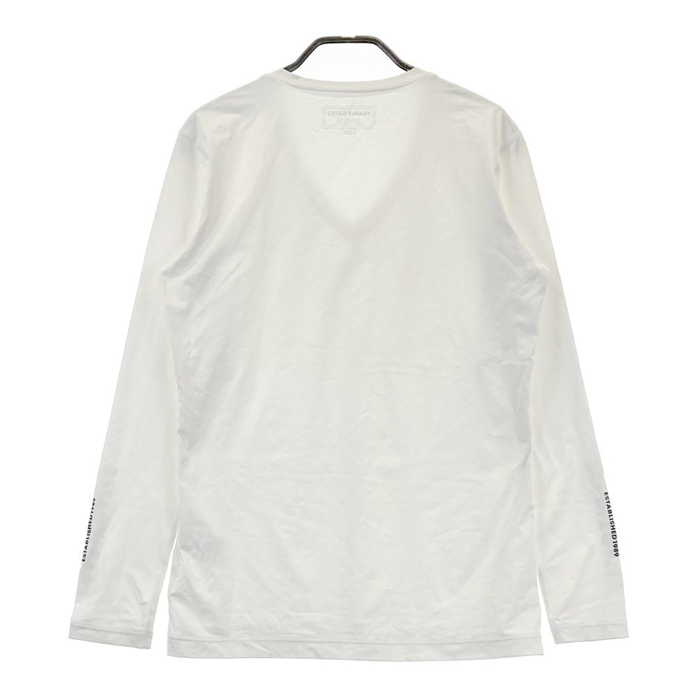 PEARLY GATES 長袖アンダーシャツ ホワイト　サイズ5 サイズ：5 PEARLY GATES パーリーゲイツ Vネック長袖インナーTシャツ