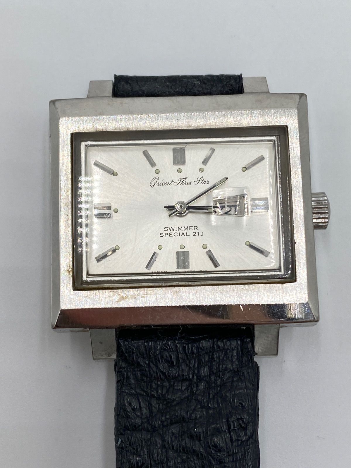 稼働 Orient THREE STAR SWIMMER SPECIAL 手巻き メンズ腕時計 