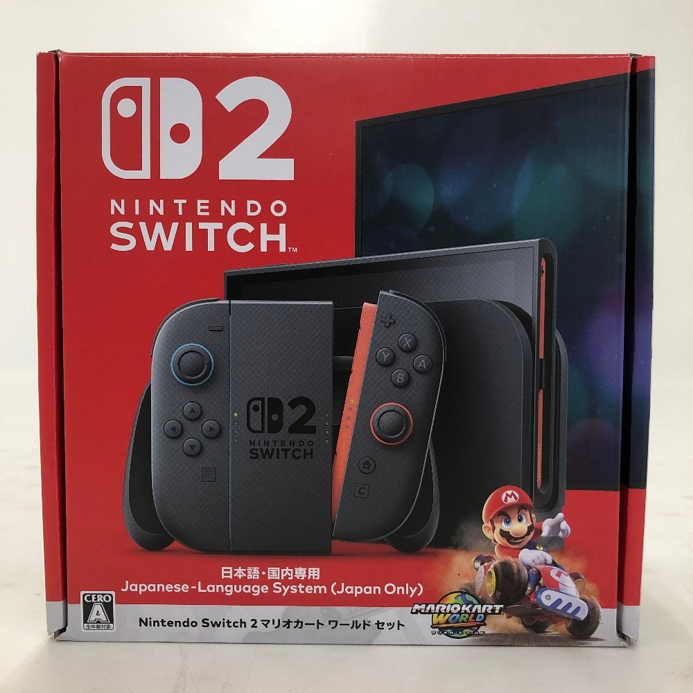 02 w 22704 Nintendo Switch 2 ニンテンドースイッチ2 日本語 ライトブルー ライトレッド ソフト 品