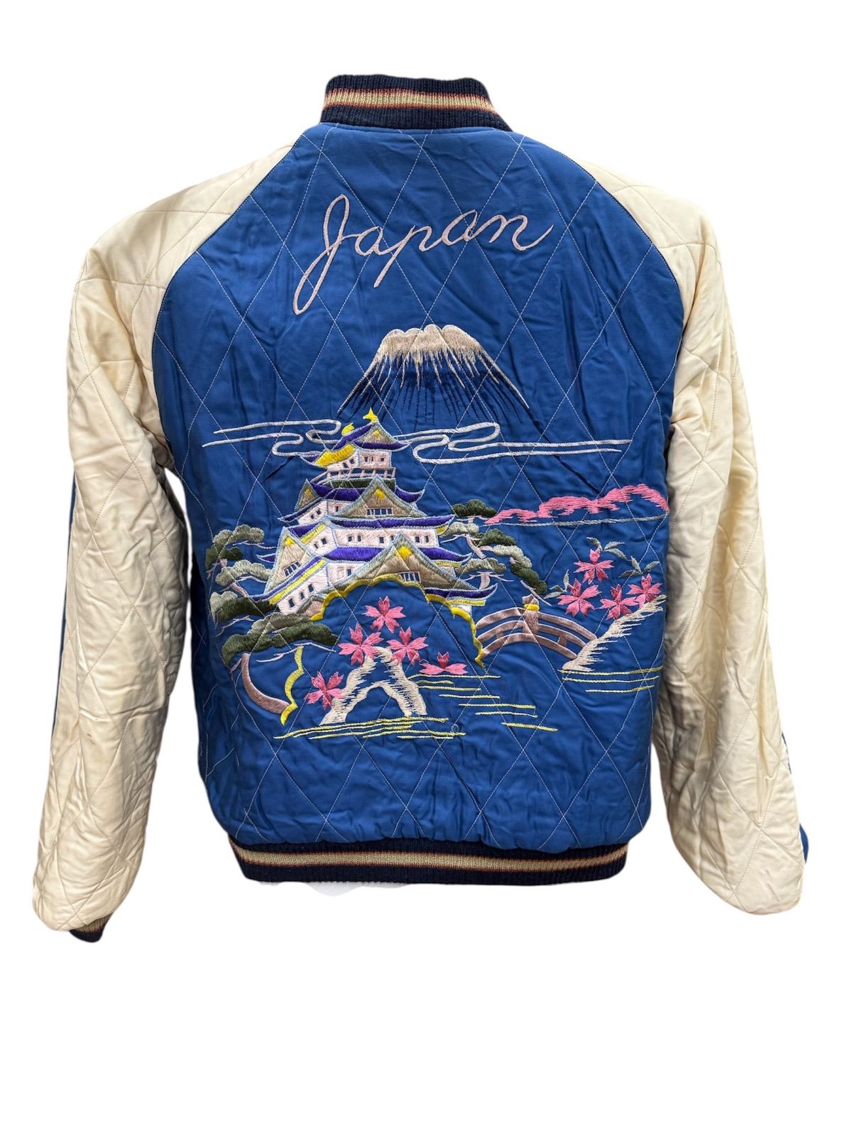 TAILOR TOYO テーラー東洋 リバーシブル スカジャン 虎顔×城 別珍 L