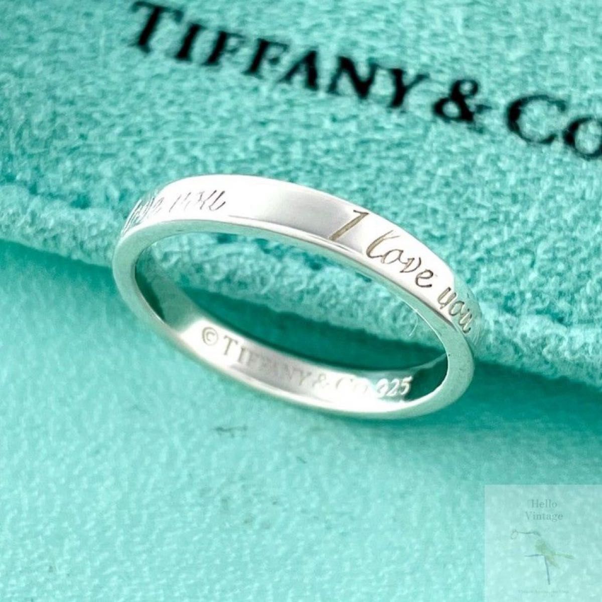 ティファニー 11号 アイラブユー リング シルバー 925 ZK2fe - メルカリ