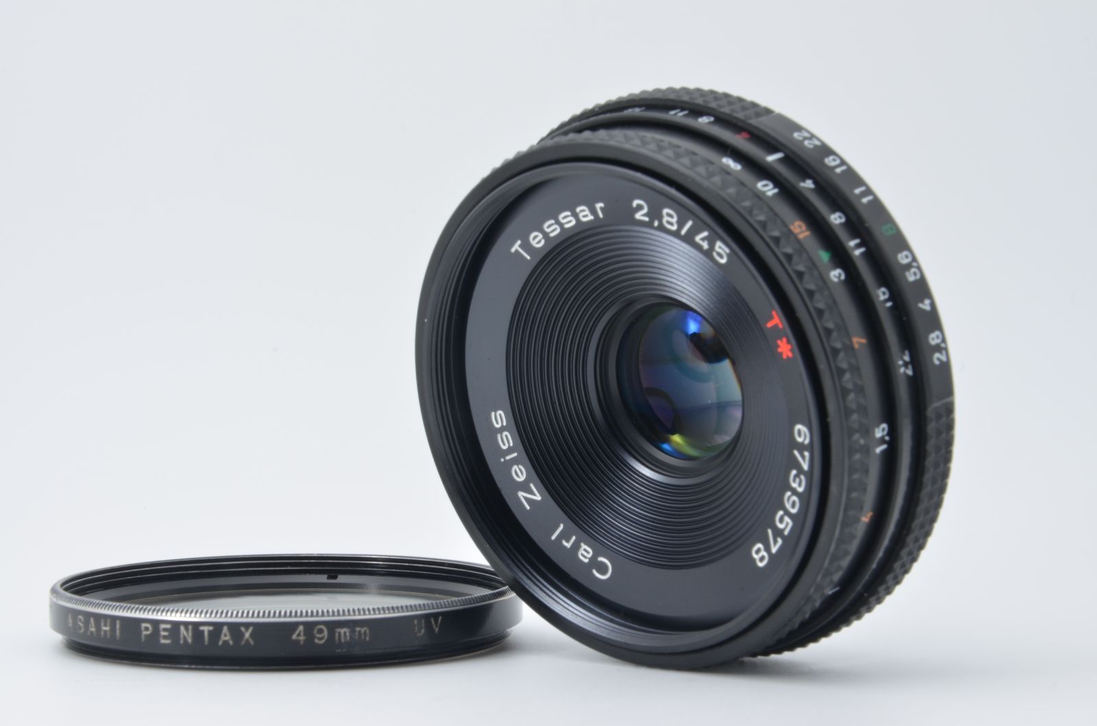 ☆極上品☆ コンタックス CONTAX Carl Zeiss Tessar T* 45mm F2.8 AEJ