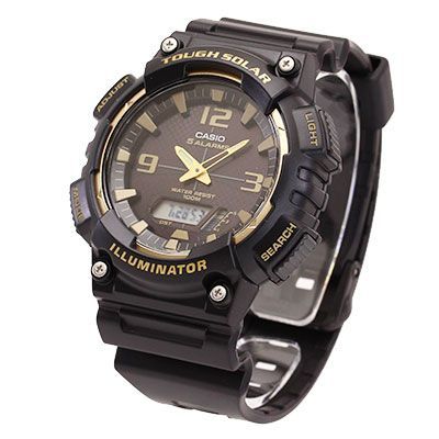 CASIO 黒文字盤 アナデジ メンズ腕時計 AQ S810W 1A3 Ana Digi Tough Ana