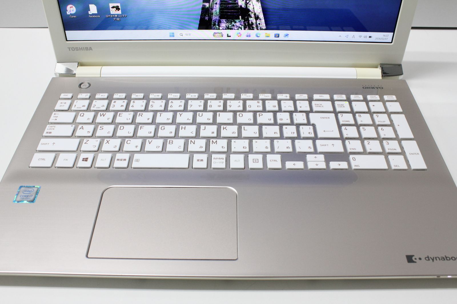 中古ノートPC】東芝〈dynabook T65/CG〉Intel Core i7/SSD512GB/メモリ 