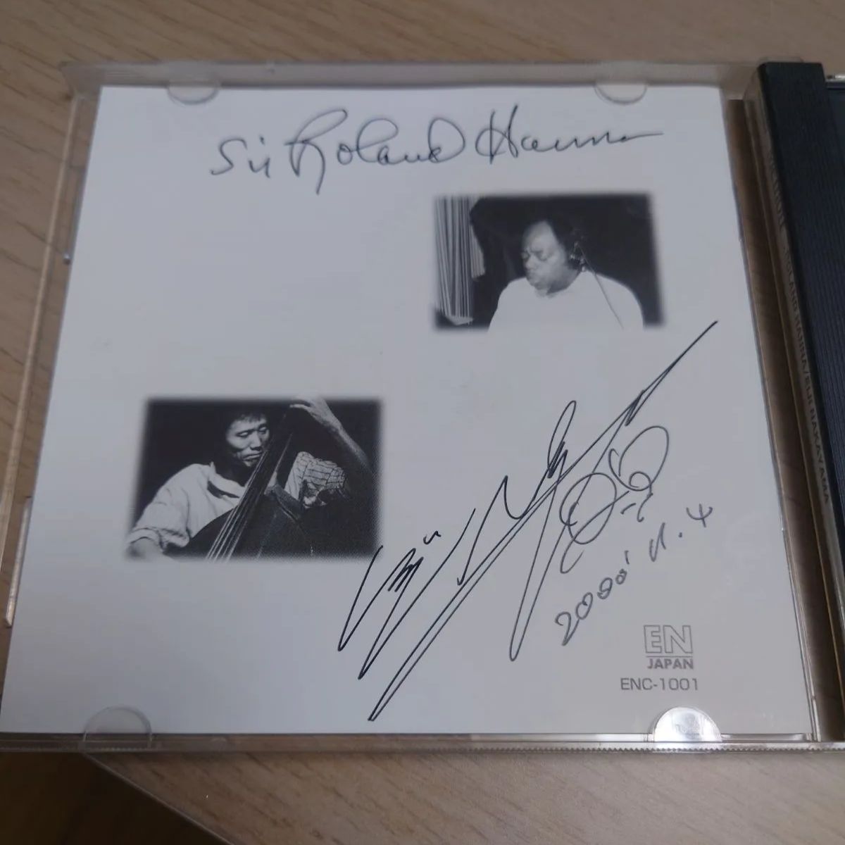 直筆サイン入 Roland Hanna Eiji Nakayama Memoir One for ENC 1001 ジャズCD