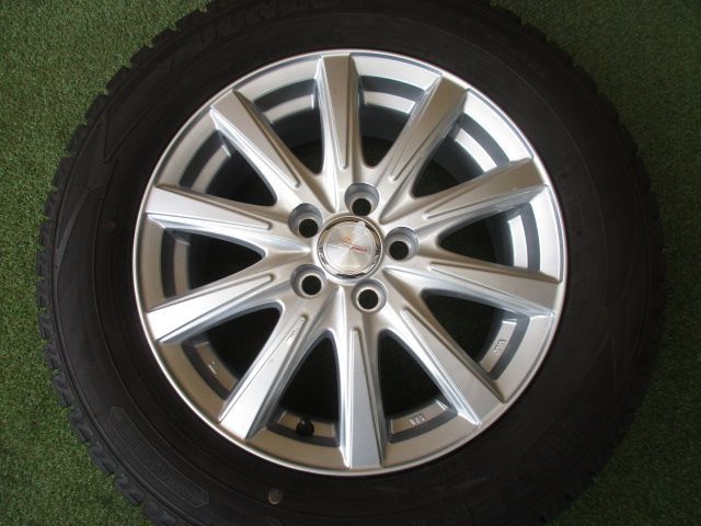 中古】 送料込み ジョーカー 195/65R15 スタッドレスタイヤ4本SET 