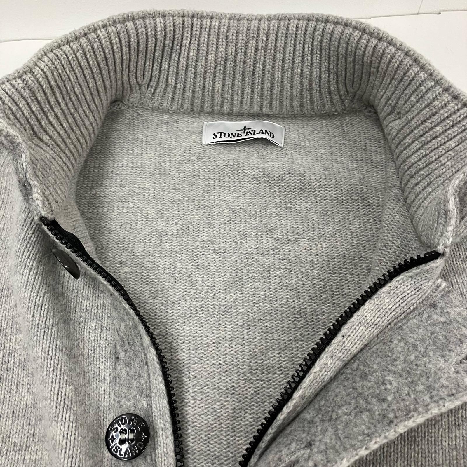 STONE ISLAND ジップアップニット カーディガン ジャケット ストーン