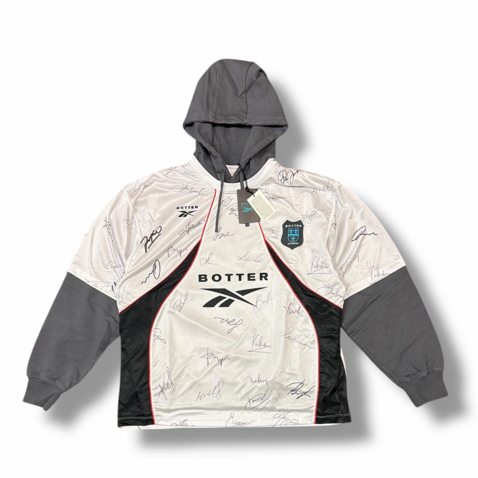 未使用 Reebok × Botter Soccer Hybrid Hoodie サッカーハイブリット 