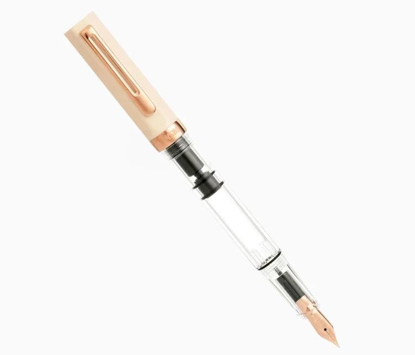 TWSBI ツイスビー 万年筆 エコ クリームローズゴールド 吸入式 中字M その他 筆記具 文房具 事務用品