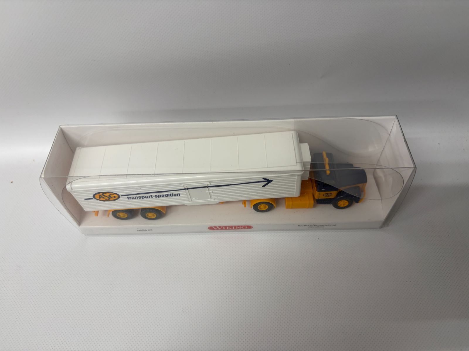 ASG Scania 冷凍ボックスセミトレーラー トレーラー | Wiking 1|87 建設機械模型 工事車両