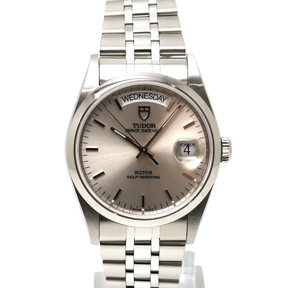 楠本質店 元住吉 チューダー チュードル TUDOR プリンス デイデイト 76200 SS SS シルバー文字盤 自動巻 2020年5月 メンズ 腕時計