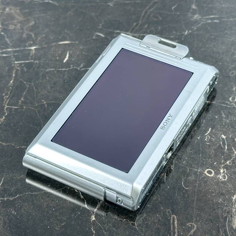 SONY Cyber-shot DSC-T77 シルバー コンパクトデジタルカメラ 1010万