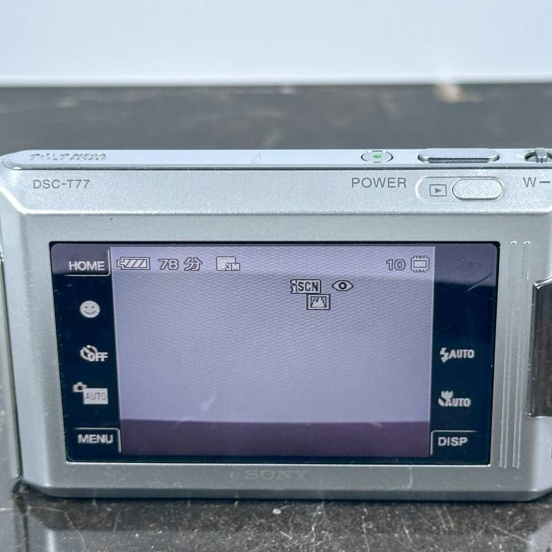 SONY Cyber-shot DSC-T77 シルバー コンパクトデジタルカメラ 1010万 SONY Cyber-shot DSC-T77 シルバー コンパクトデジタルカメラ 1010万