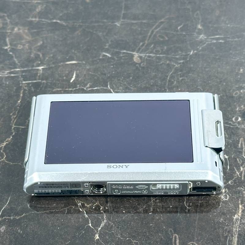 SONY Cyber-shot DSC-T77 シルバー コンパクトデジタルカメラ 1010万