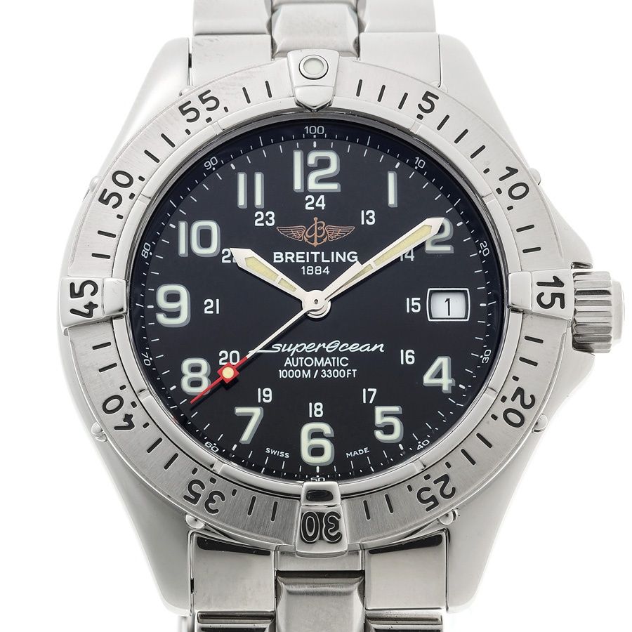 ブライトリング BREITLING スーパーオーシャン A17340 ブラック 自動巻 商品番号 65977