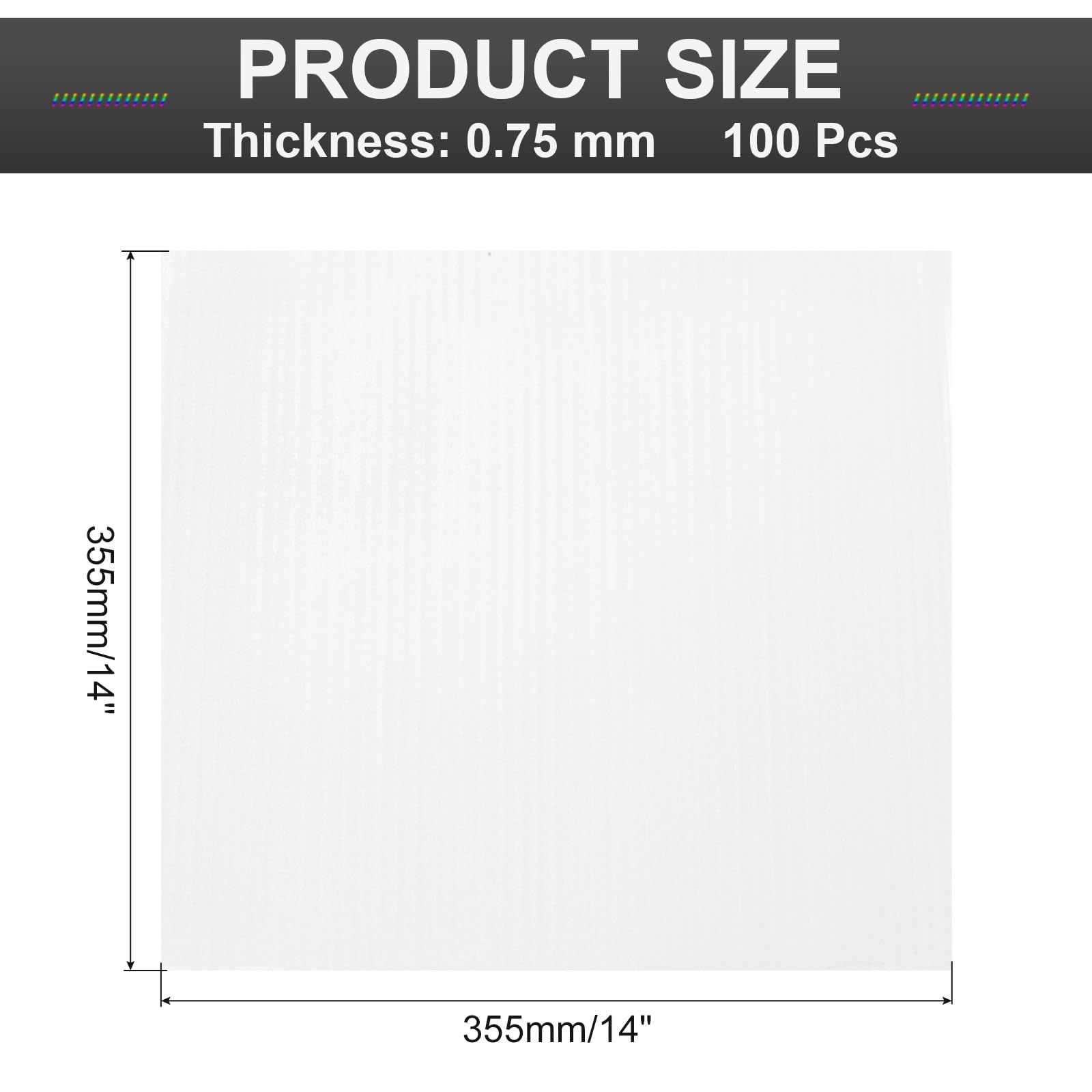 uxcell フォームポーチ 355 x mm 緩衝材 カットシートタイプ 耐衝撃フォームバッグ 包装袋 食器家具グラスカップ 移動収納用
