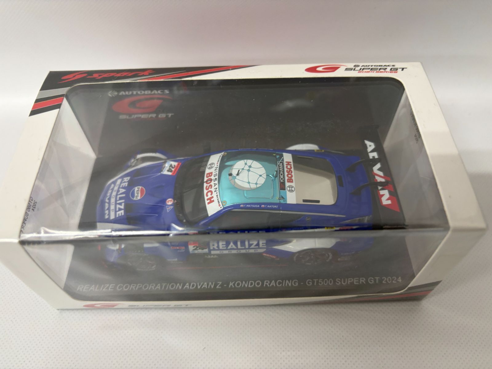 NISSAN Advan Z GT 500 Super 2025| Spark 1|43 ミニカー