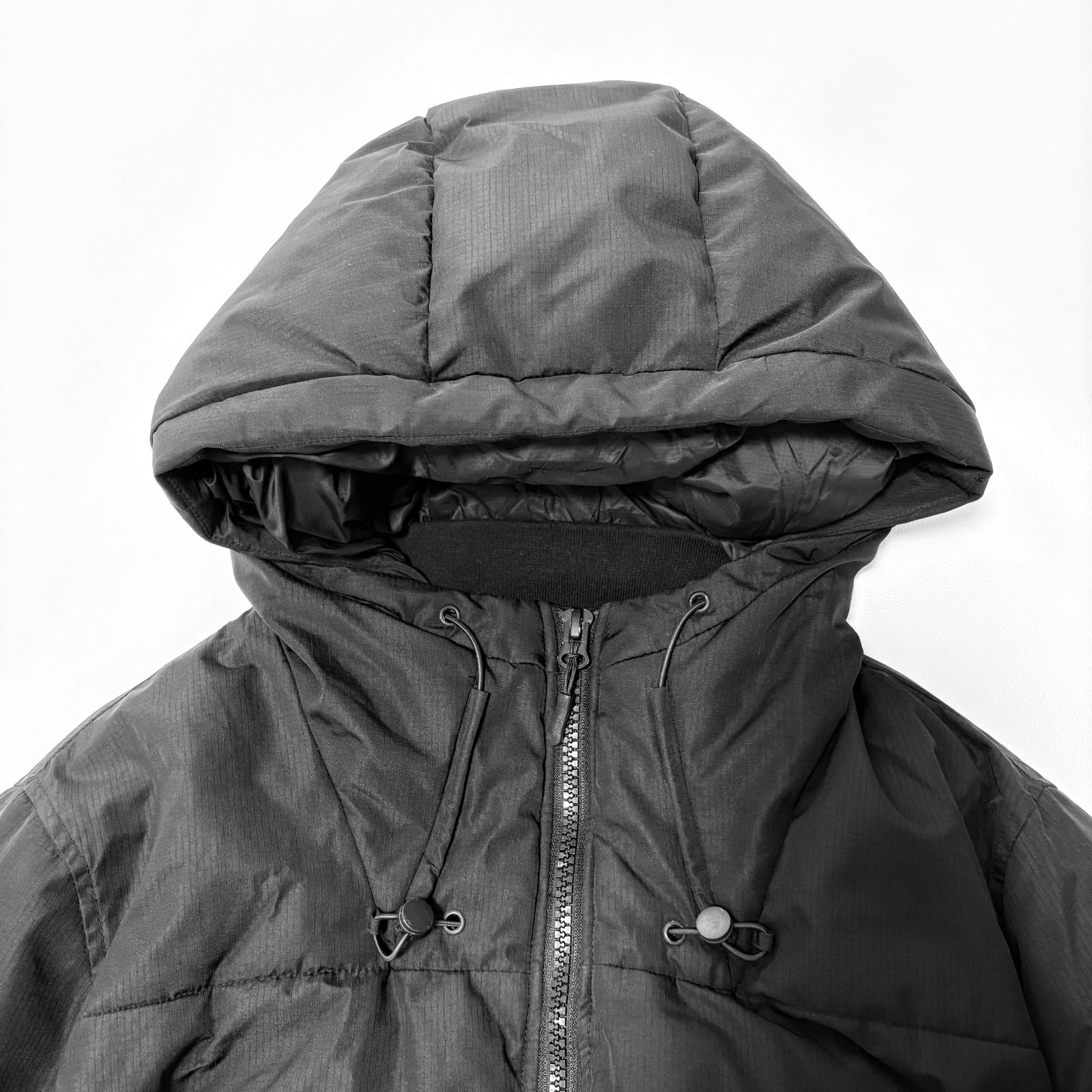 ZARA／ザラ】 ブラック フード付き中綿ジャケット メンズM（ユニ 