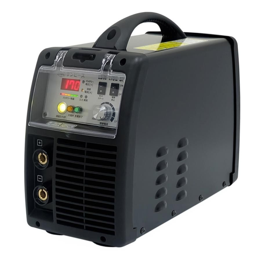 サンピース リチウムイオンバッテリー溶接機 LBW-170 G-SP ホットスタート機能内蔵|過放電検知機能搭載
