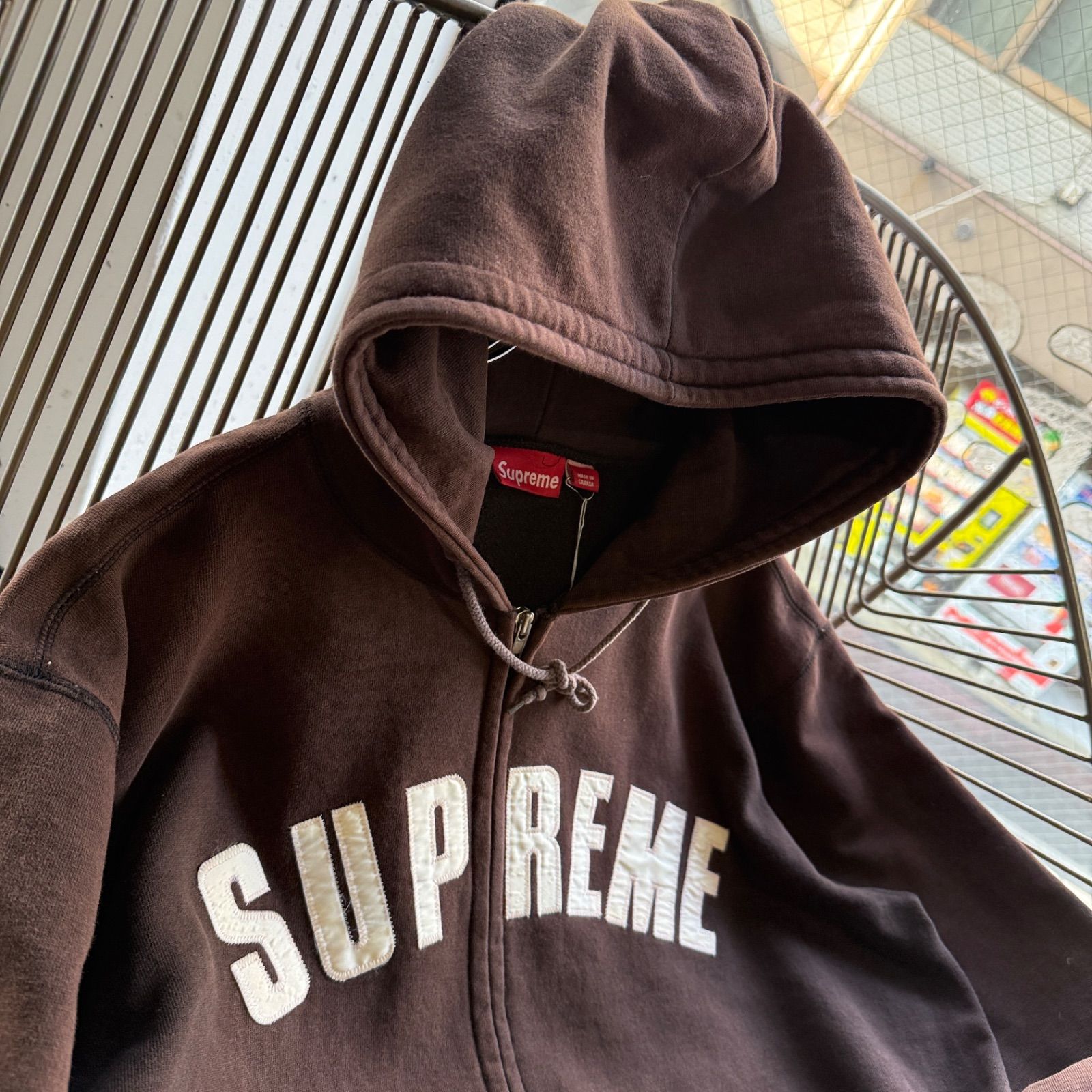 Supreme / 00's- zip hoodie オールドシュプリーム 肉厚 ジップ
