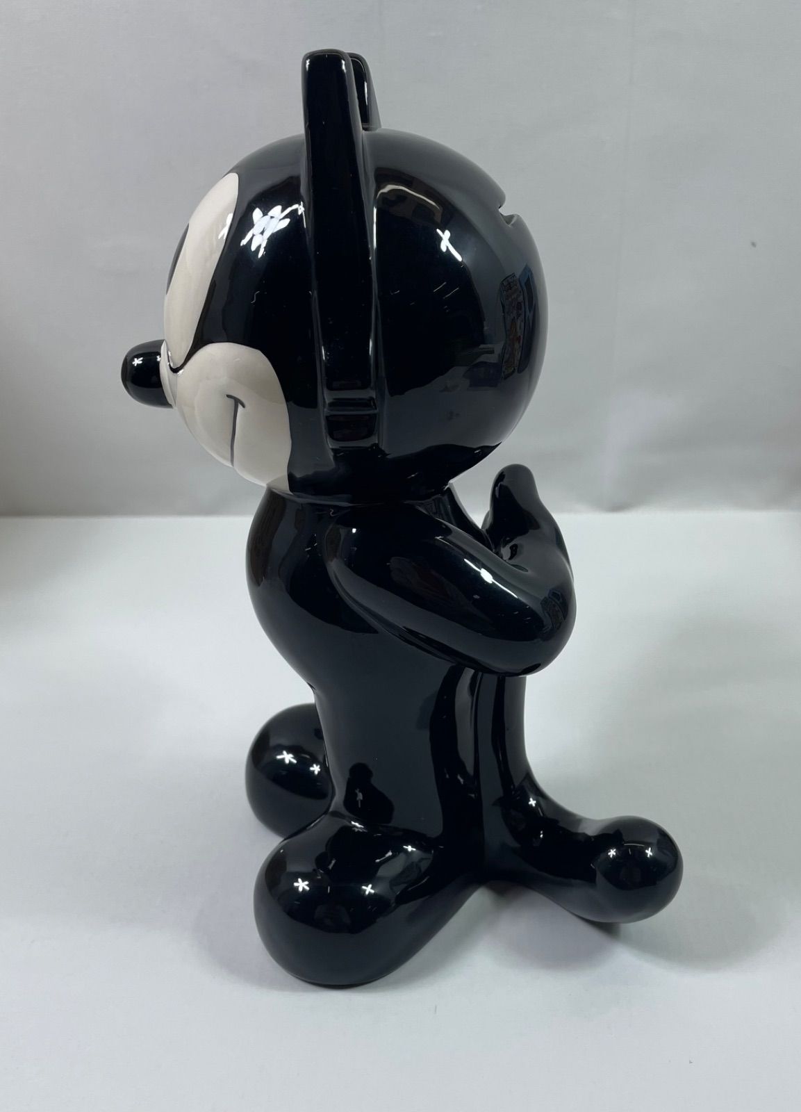 A2625・フィリックス ザ キャット 貯金箱 felix the cat 2008 陶器 ※箱