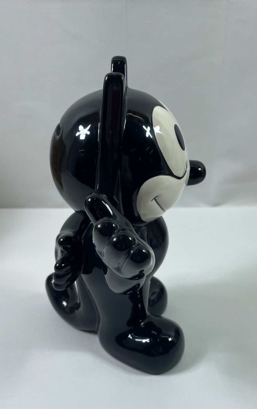 A2625・フィリックス ザ キャット 貯金箱 felix the cat 2008 陶器 ※箱