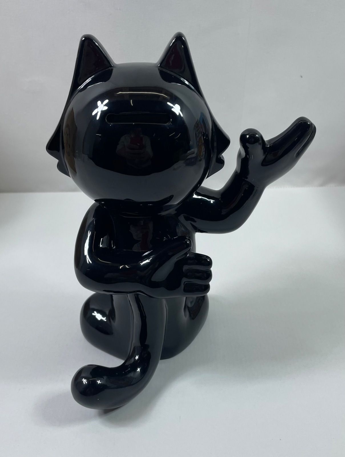 A2625・フィリックス ザ キャット 貯金箱 felix the cat 2008 陶器 ※箱