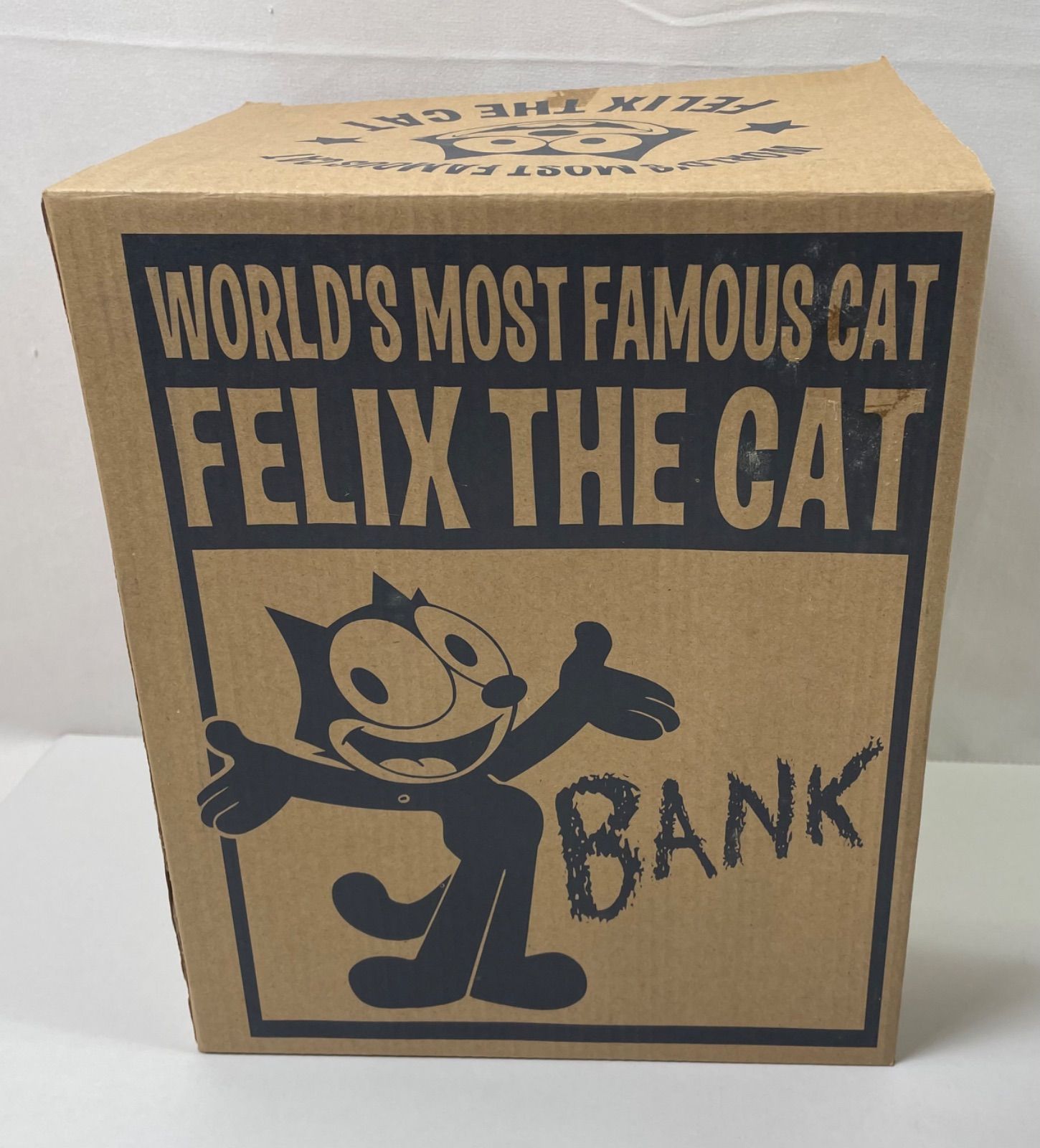 A2625・フィリックス ザ キャット 貯金箱 felix the cat 2008 陶器 ※箱