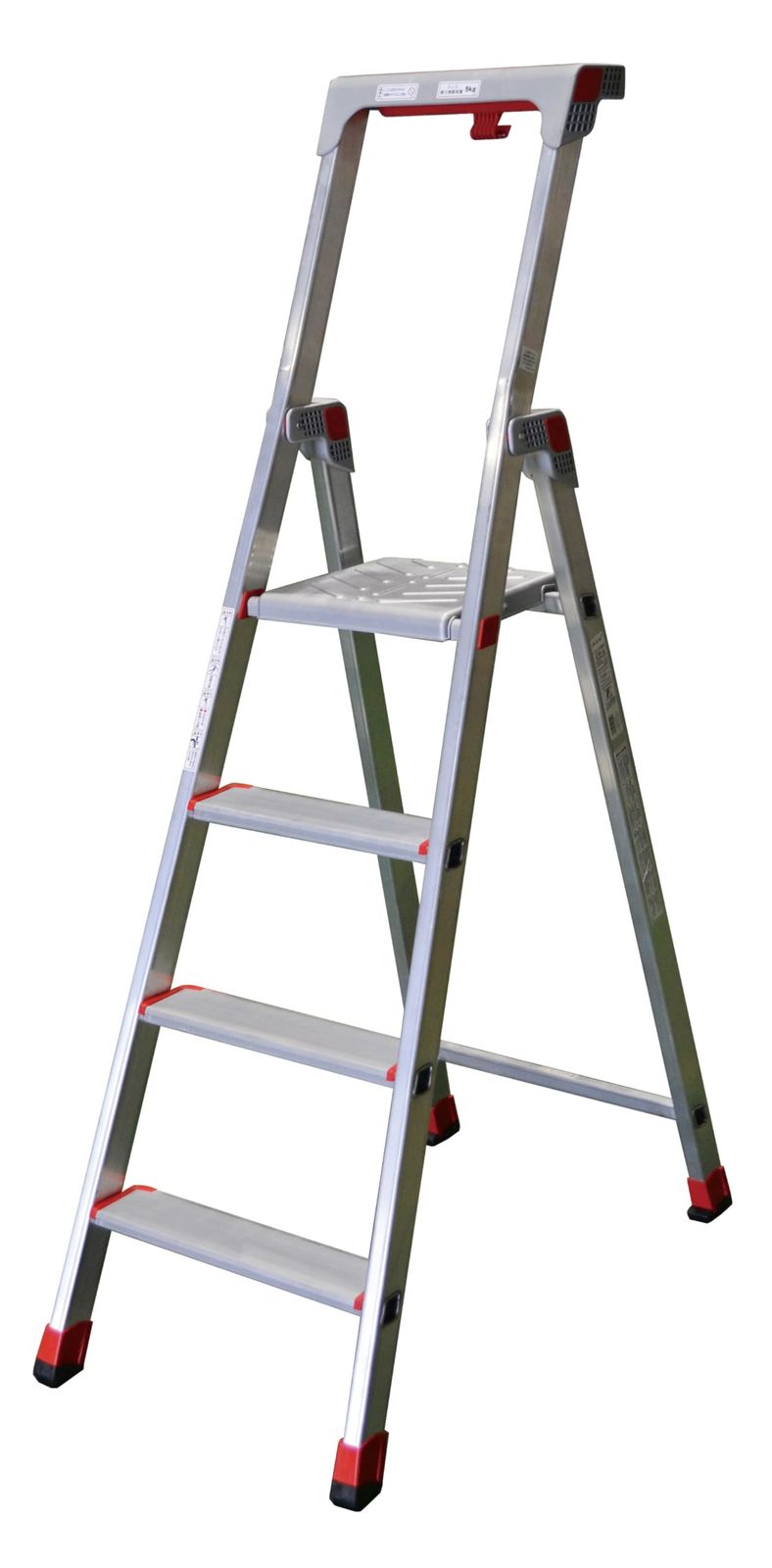 ピカ PiCa ピカコーポレイション 踏み台 上わく付き踏台 CF-4 4段 4尺 90 cm 上部フック付き 作業用 安全設計 アルミ製 軽量 業務用 家庭用