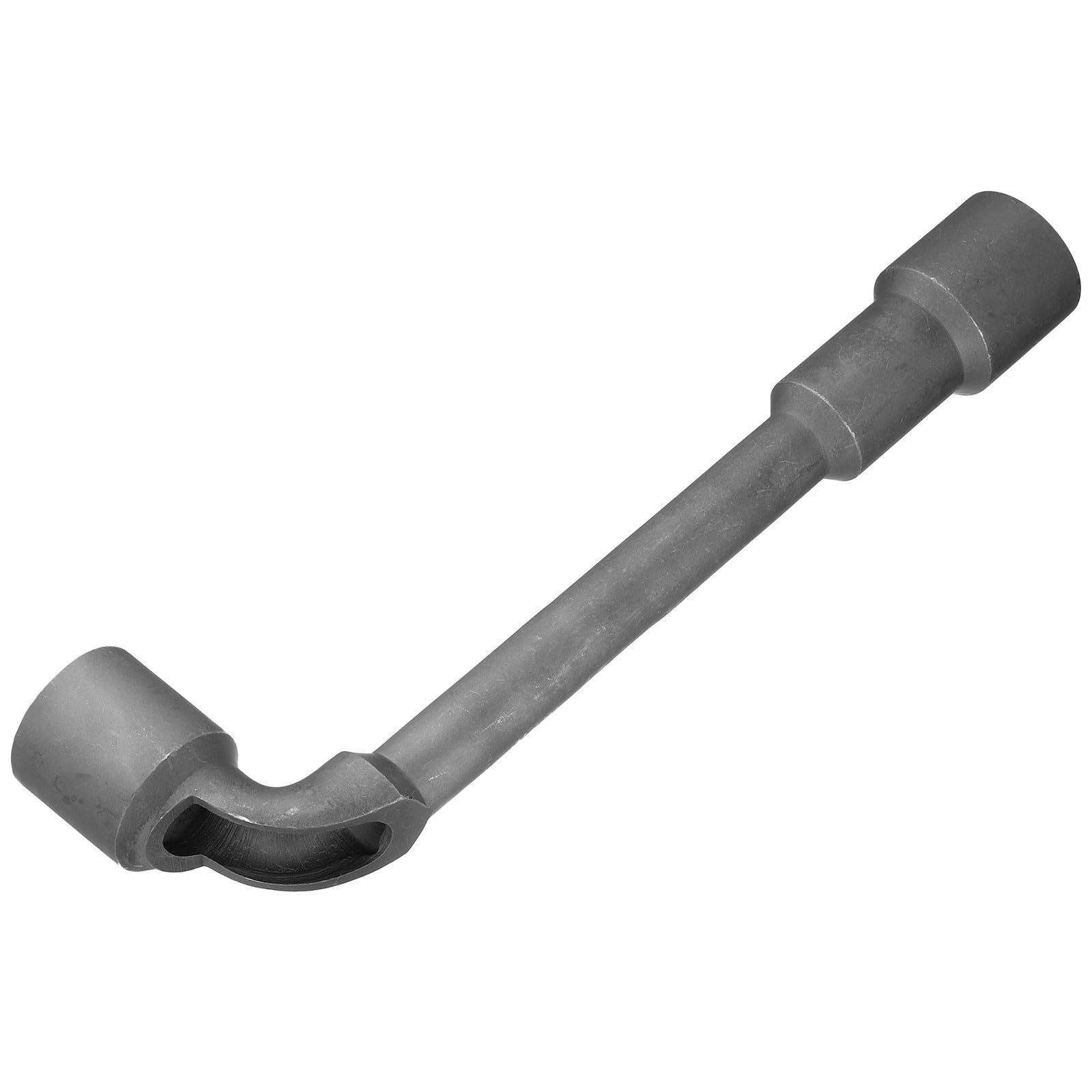  uxcell L字型の角度付きソケットスパナー36 mm CR-V ダブルエンド メトリックヘックス 6ポイ ント チューブ状ソケットレンチ 一般修理 パイプライン 自転車車両のメンテナンス用 その他 特殊工具