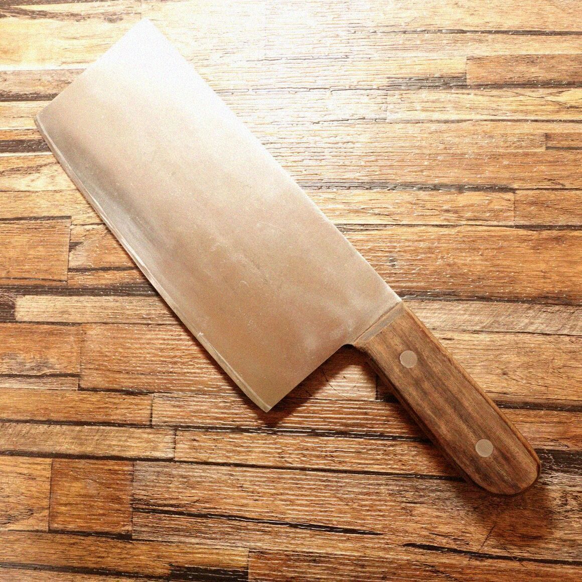 三崎 中華包丁 研ぎ済 ハガネ 大型 210 mm