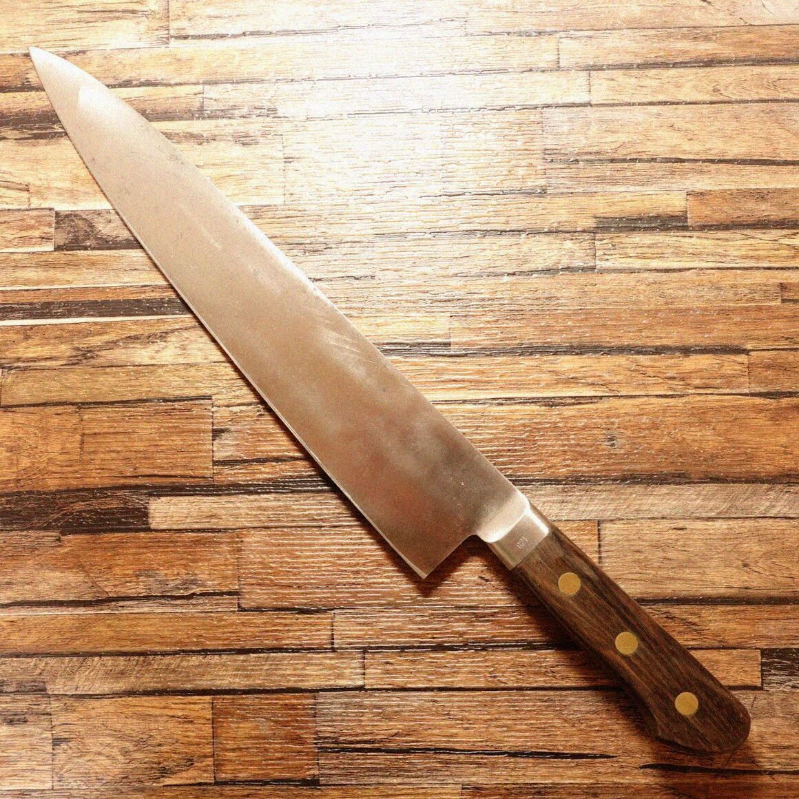 MISONO 牛刀 研ぎ済 ドラゴン 龍 シェフナイフ 万能包丁 スウェーデン鋼 特別鍛造 ミソノ 片刃気味8 2 300 mm