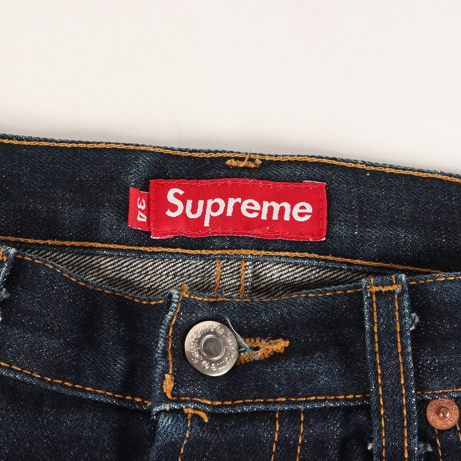 Supreme シュプリーム パンツ インディゴ サイズ:34 | 00s セルビッチ 