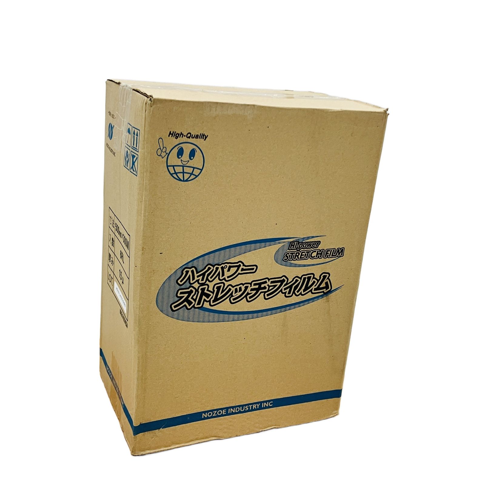 NOZOE 野添産業 ハイパワーストレッチフィルム 500 mm 300 M 6ロール 梱包 手巻用 ♥
