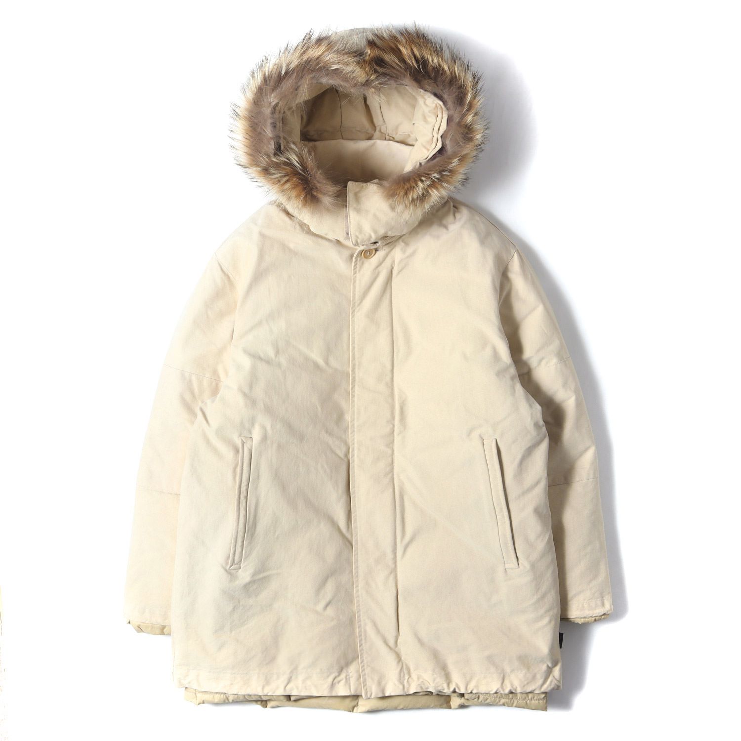 Moncler モンクレール　コート ベージュ取り外しフード付きサイズ1 MONCLER モンクレール ジャケット ベージュ サイズ:2 | 90s - 00s 青