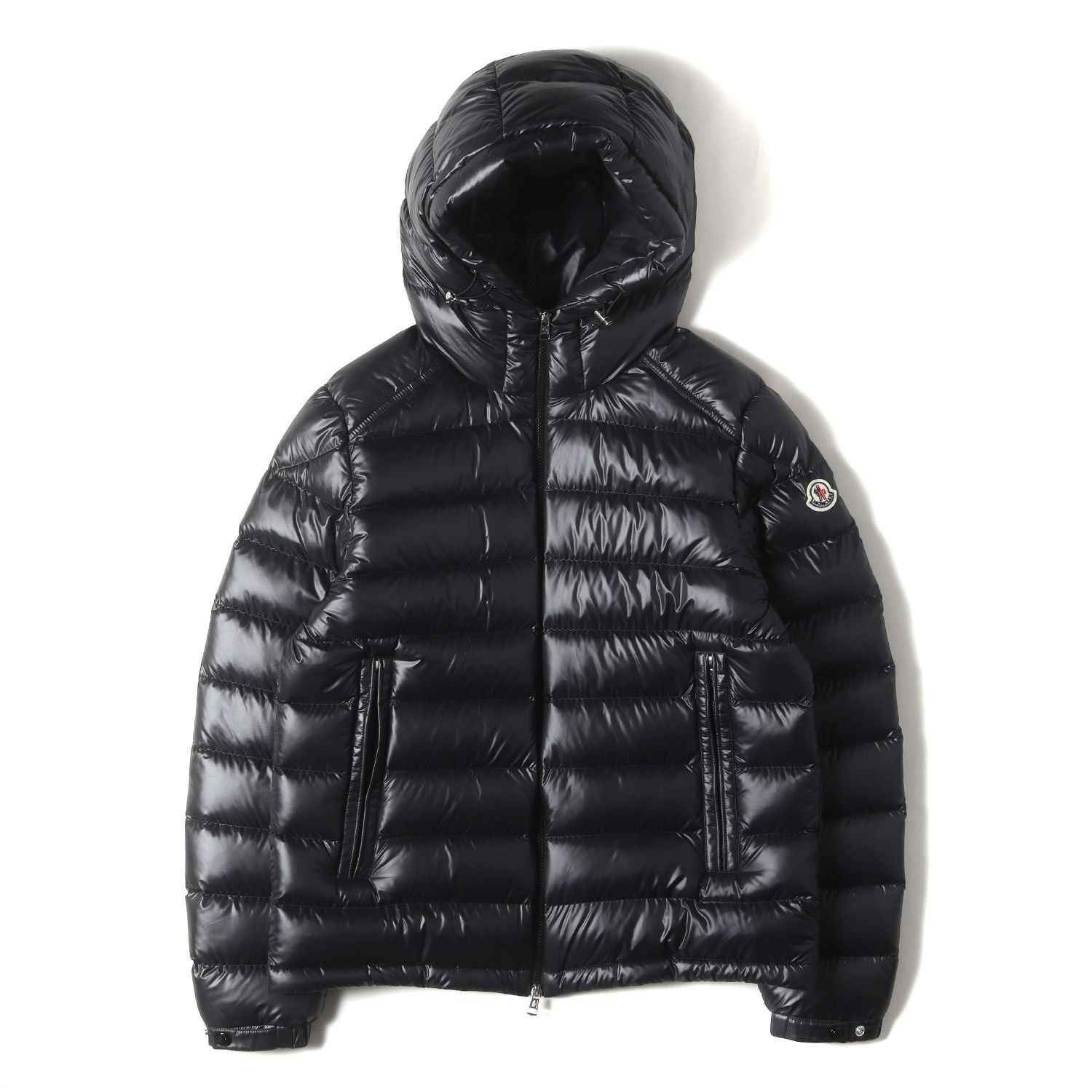 美品】MONCLER モンクレール ジャケット ブラック 黒 サイズ:3 美品】MONCLER モンクレール ジャケット ブラック 黒 サイズ:3