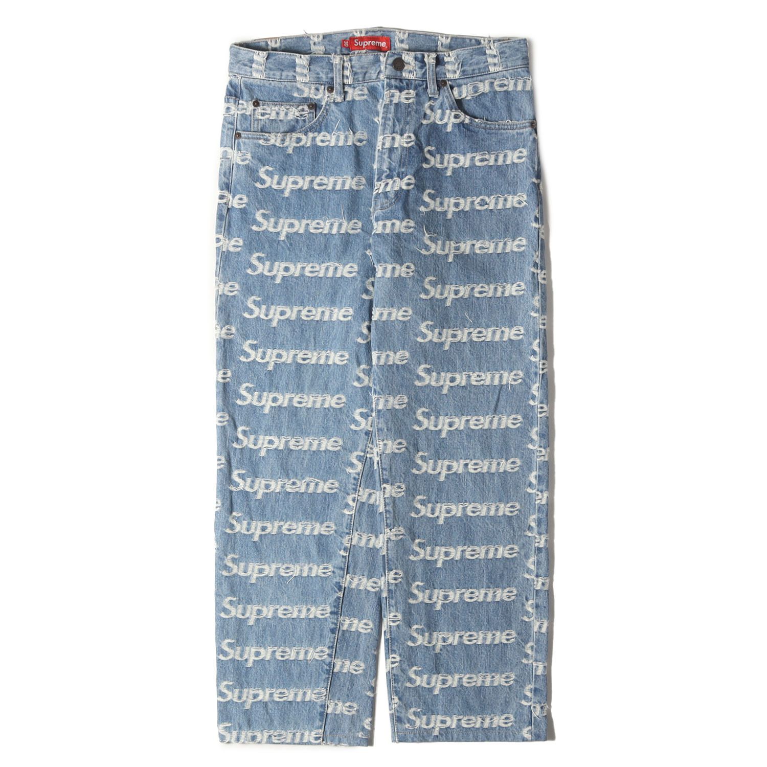 Supreme シュプリーム パンツ ブルー サイズ:30 | 21SS フライドロゴ柄 
