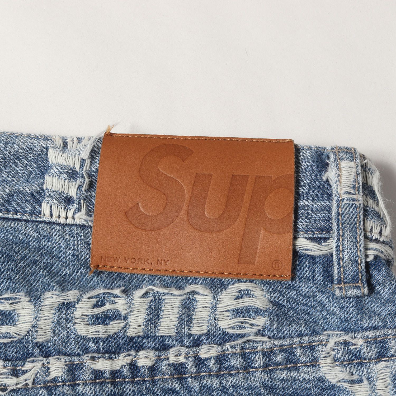 Supreme シュプリーム パンツ ブルー サイズ:30 | 21SS フライドロゴ柄 