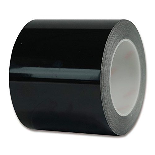 耐摩耗ラインテープ 黒 100 mm x 22 m 基材 ポリプロピレン 接着剤アクリル系 厚さ0.2 表面耐摩耗層