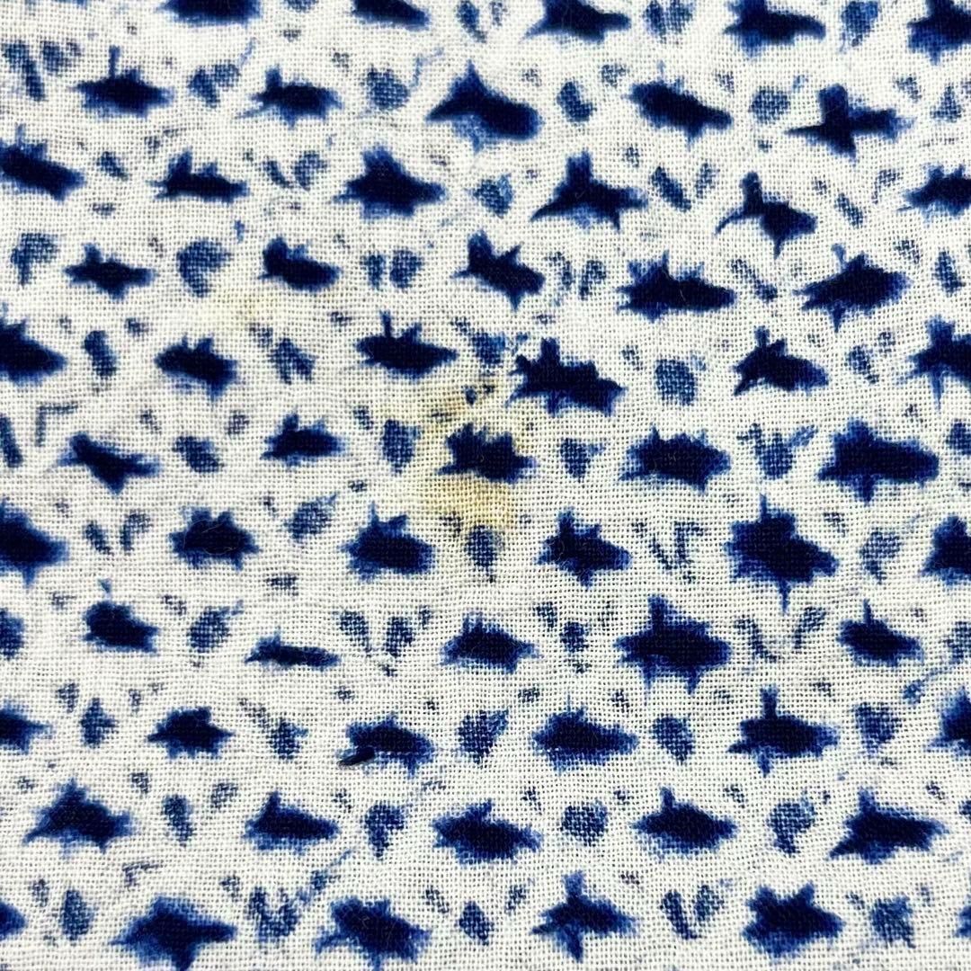 夏着物 浴衣 有松鳴海本絞り 向日葵柄 藍色 K-3718 - メルカリ
