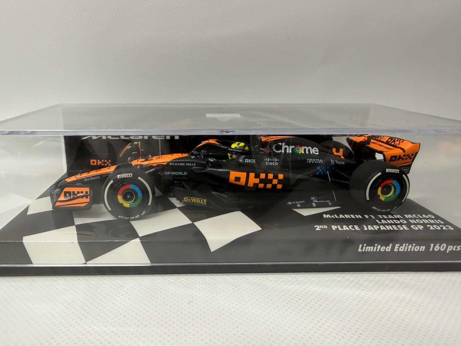 McLAREN F 1 MCL 60 TEAM N 4 2位 JAPAN GP 2025 ランド ノリス ホワイト オレンジ ブラック| 1|43 ミニカー