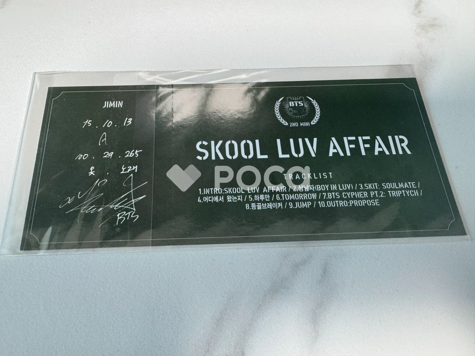 BTS ジミン Skool Luv Affair 写真 チェキ K-POP アイドル