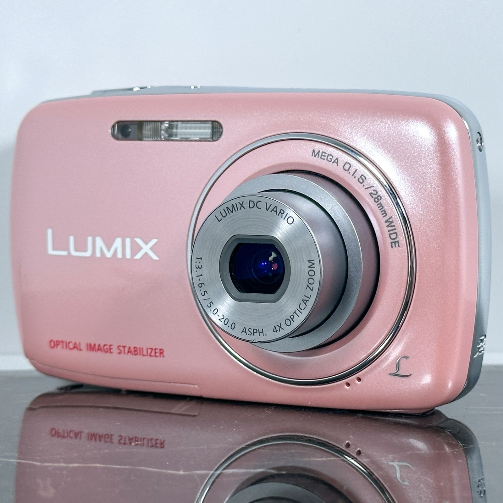 美品】Panasonic LUMIX DMC-S1 ピンク 1210万画素 光学4倍ズーム 手