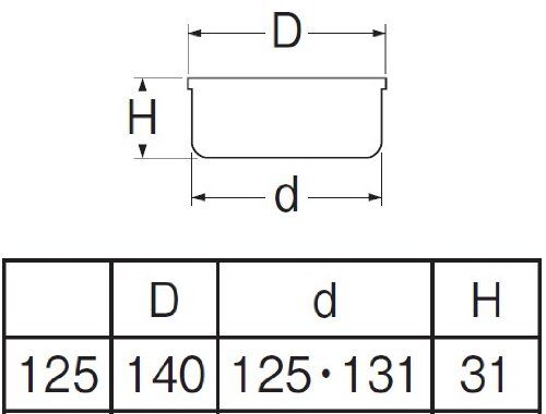 SANEI サンエイ VU VPパイプ兼用防虫式目皿 呼び125配管用 H 44 125