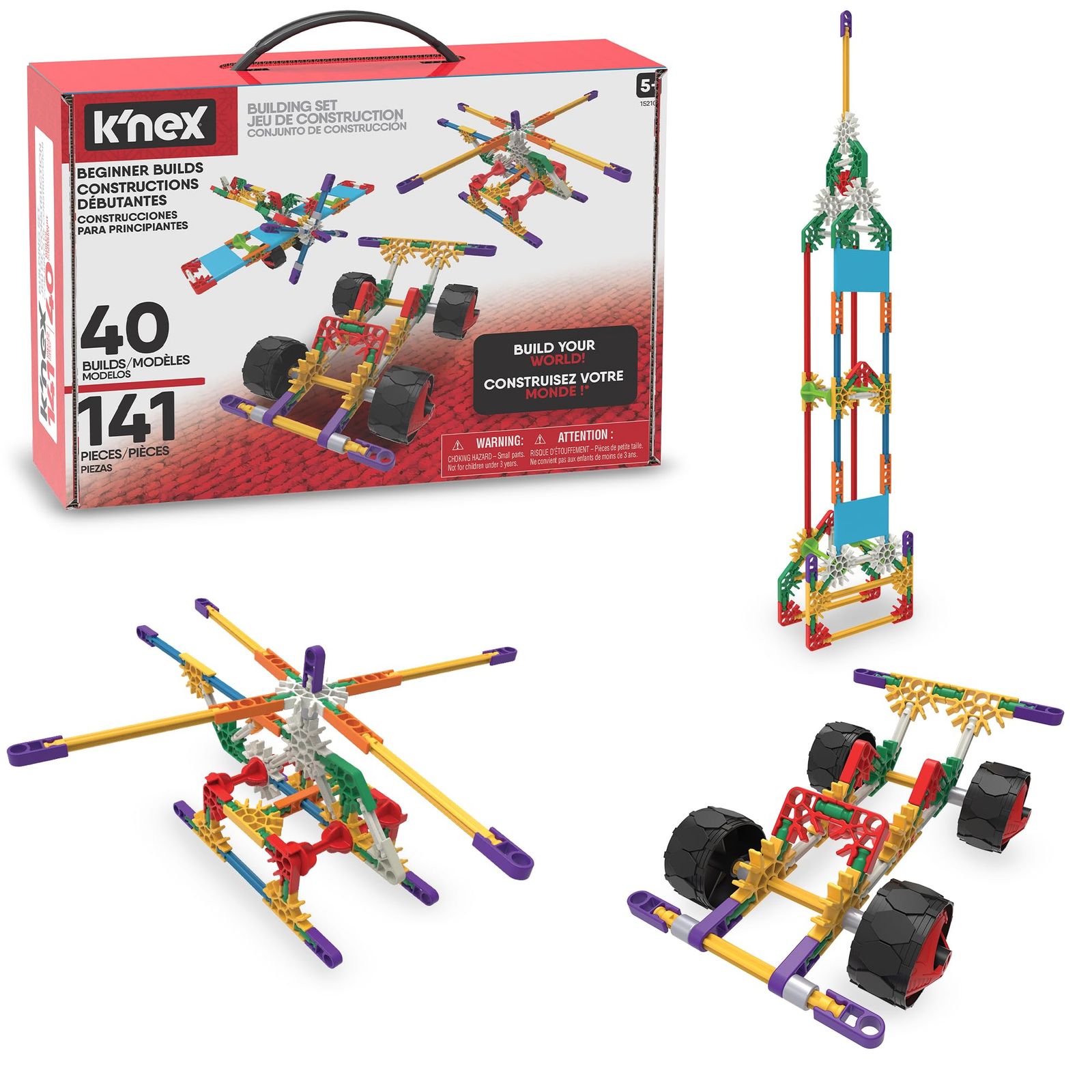 建物セットK nex Beginner 40 Model Ages 5