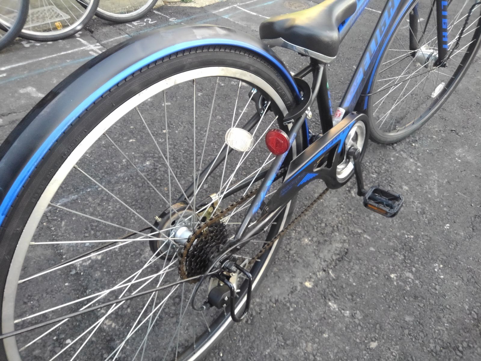 引き取り限定！(名古屋市昭和区) 子供自転車3953 前後タイヤ新品 