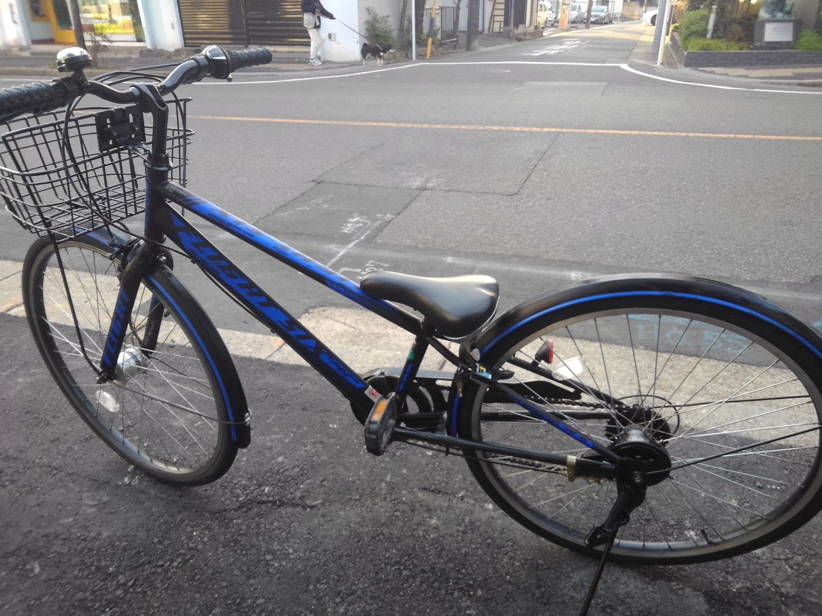 子供自転車3953 前後タイヤ新品！ 26インチ 6段ギヤ LEDオート 