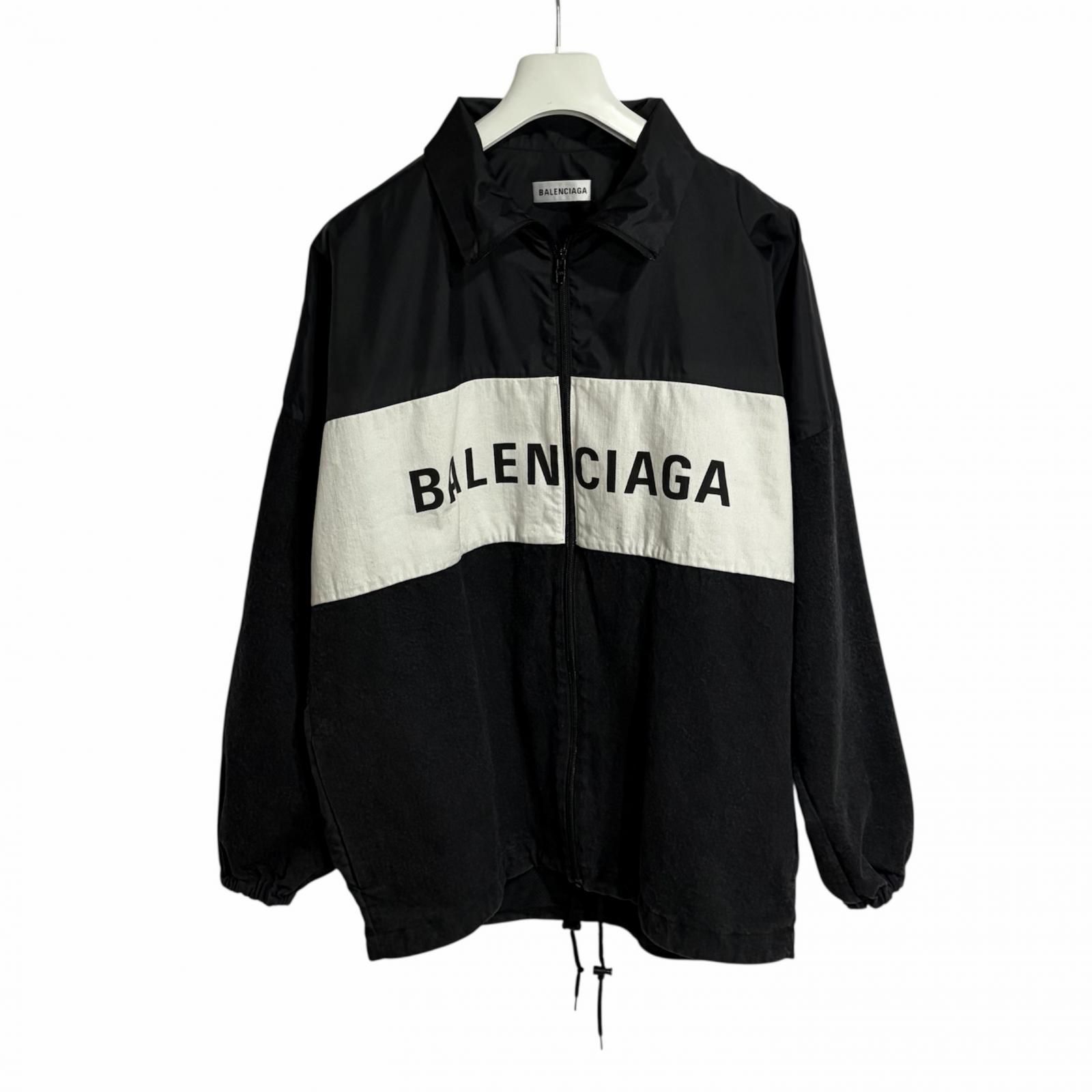 BALENCIAGA/L (34) /ブラック×ホワイト /トラックジャケット /型番 