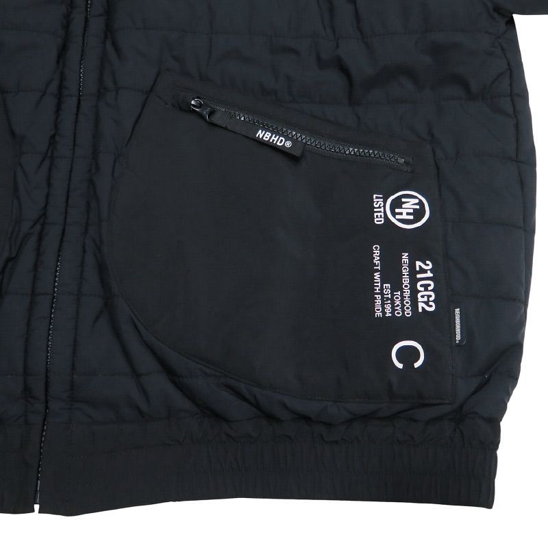 NEIGHBORHOOD ネイバーフッド 21AW BLACK S NEIGHBORHOOD ネイバーフッド 21AW PUFF/N-JKT 212TSNH-JKM14 パフ