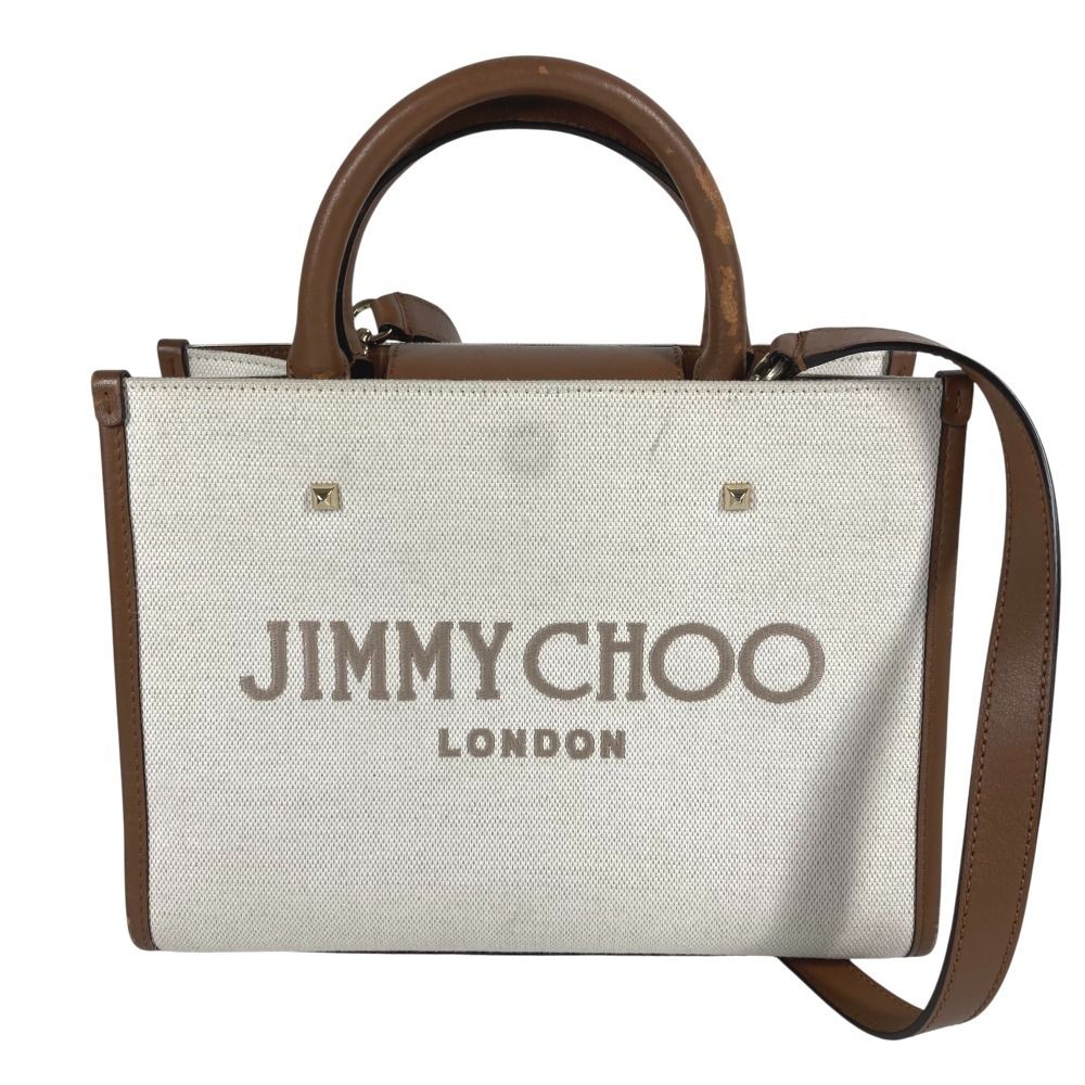JIMMY CHOO ジミーチュウ ショルダーバッグ アヴァニュー S レザー 